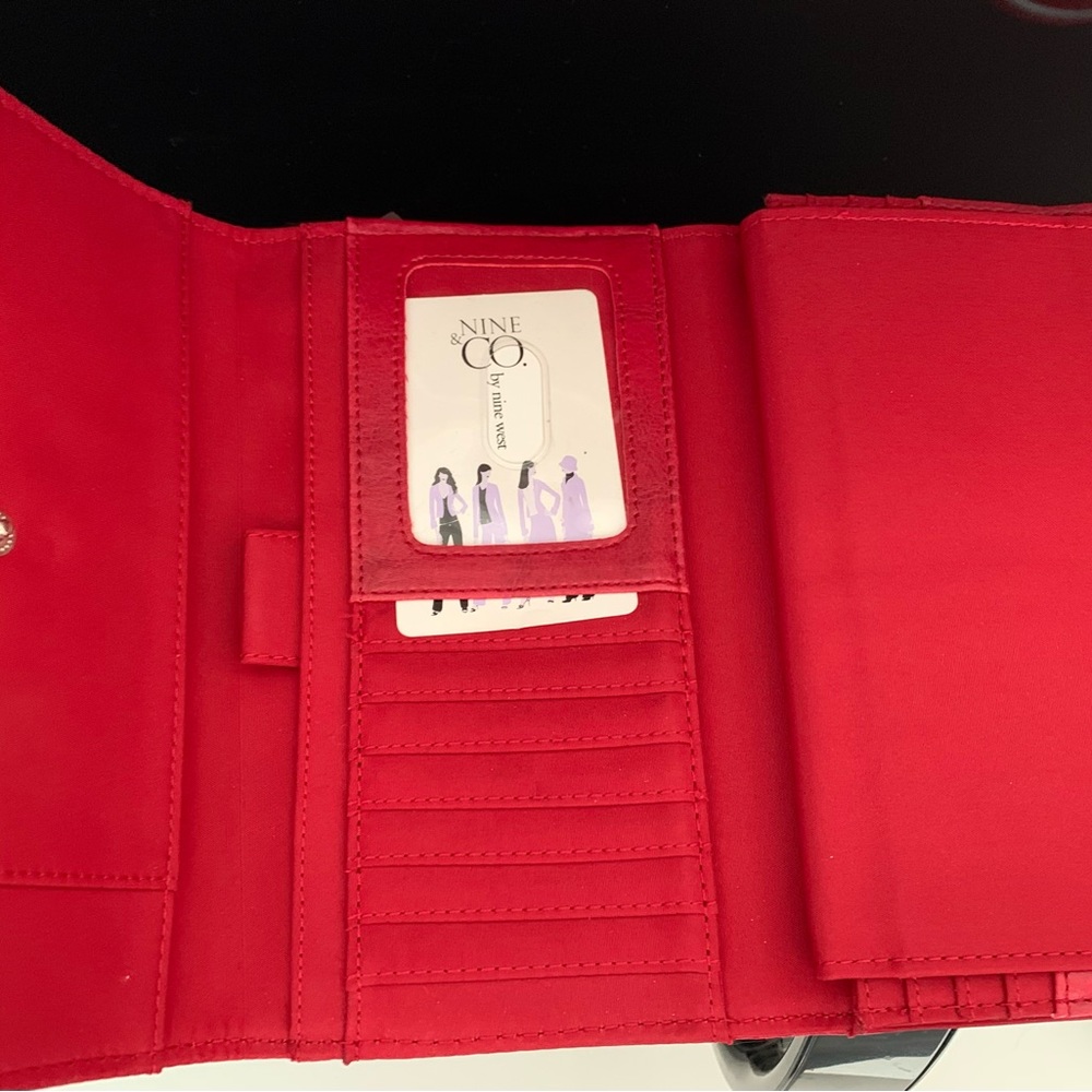 Nine and Company Red Wallet - Picture 3 of 4